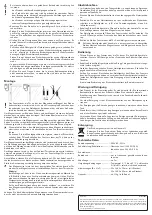 Предварительный просмотр 2 страницы Sygonix 1423284 Operating Instructions Manual