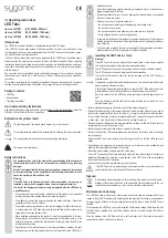 Preview for 3 page of Sygonix 1437987 Operating Instructions Manual