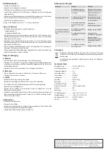 Preview for 3 page of Sygonix 1456298 Operating Instructions Manual