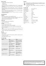 Preview for 6 page of Sygonix 1456298 Operating Instructions Manual