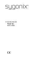 Sygonix 1462502 Operating Instructions Manual предпросмотр