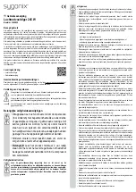 Предварительный просмотр 10 страницы Sygonix 1499832 Operating Instructions Manual