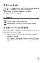 Preview for 65 page of Sygonix 1533808 Operating Instructions Manual