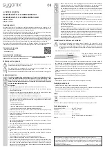 Предварительный просмотр 4 страницы Sygonix 1576972 Operating Instructions