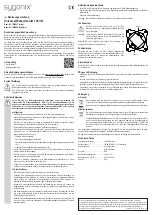 Preview for 1 page of Sygonix 1593961 Operating Instructions