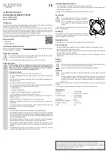 Предварительный просмотр 2 страницы Sygonix 1593961 Operating Instructions