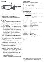 Preview for 2 page of Sygonix 1594379 Operating Instructions Manual