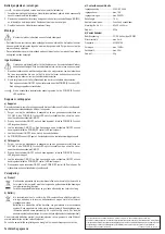 Preview for 8 page of Sygonix 1732605 Operating Instructions Manual