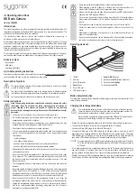 Preview for 3 page of Sygonix 1882083 Operating Instructions Manual