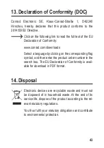 Preview for 43 page of Sygonix 1911204 Operating Instructions Manual