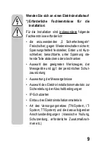 Preview for 9 page of Sygonix 1911206 Operating Instructions Manual