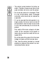 Preview for 36 page of Sygonix 1911206 Operating Instructions Manual