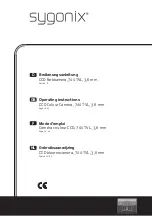 Sygonix 20815Q Operating Instructions Manual preview