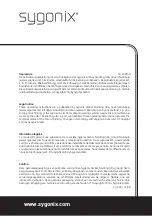 Preview for 68 page of Sygonix 20815Q Operating Instructions Manual