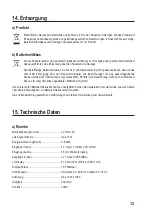 Preview for 13 page of Sygonix 2100156 Operating Instructions Manual