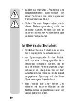 Preview for 12 page of Sygonix 2143108 Operating Instructions Manual