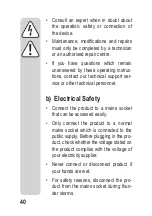 Preview for 40 page of Sygonix 2143108 Operating Instructions Manual