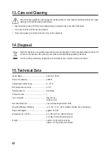 Предварительный просмотр 42 страницы Sygonix 2144009 Operating Instructions Manual