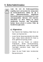 Preview for 11 page of Sygonix 2226162 Operating Instructions Manual