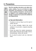 Предварительный просмотр 9 страницы Sygonix 2250408 Operating Instructions Manual