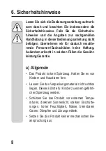 Preview for 8 page of Sygonix 2266217 Operating Instructions Manual