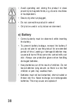 Preview for 38 page of Sygonix 2266217 Operating Instructions Manual