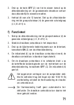 Preview for 71 page of Sygonix 2266217 Operating Instructions Manual