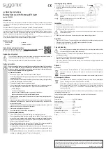 Preview for 2 page of Sygonix 2269265 Operating Instructions