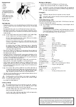 Preview for 2 page of Sygonix 2273568 Operating Instructions Manual