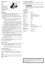 Preview for 4 page of Sygonix 2273568 Operating Instructions Manual