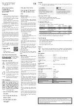 Preview for 2 page of Sygonix 2273833 Operating Instructions