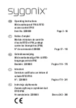 Preview for 1 page of Sygonix 2299889 Operating Instructions Manual