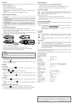 Preview for 8 page of Sygonix 2335818 Operating Instructions Manual