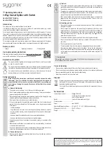 Preview for 2 page of Sygonix 2336872 Operating Instructions