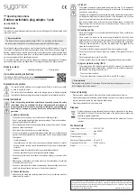 Предварительный просмотр 2 страницы Sygonix 2336878 Operating Instructions