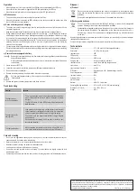 Preview for 2 page of Sygonix 2338747 Operating Instructions