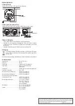 Предварительный просмотр 2 страницы Sygonix 2348943 Operating Instructions Manual