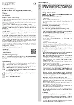 Предварительный просмотр 1 страницы Sygonix 2349922 Operating Instructions Manual