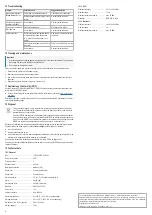 Preview for 6 page of Sygonix 2498158 Operating Instructions Manual