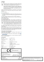 Preview for 8 page of Sygonix 2520086 Operating Instructions Manual