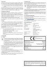 Предварительный просмотр 16 страницы Sygonix 2520087 Operating Instructions Manual