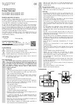 Preview for 1 page of Sygonix 2522215 Operating Instructions Manual