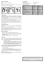 Preview for 2 page of Sygonix 2522215 Operating Instructions Manual