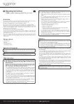 Preview for 3 page of Sygonix 377204 Operating Instructions Manual