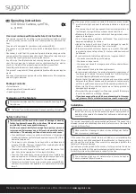 Preview for 3 page of Sygonix 420 TVL Operating Instructions Manual