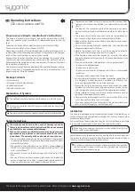 Preview for 3 page of Sygonix 420TVL Operating Instructions Manual