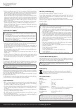 Preview for 2 page of Sygonix 43171S Operating Instructions Manual