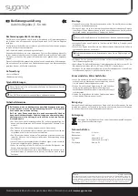 Preview for 1 page of Sygonix 43199a Operating Instructions