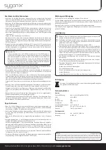 Preview for 2 page of Sygonix 43199R Operating Instructions Manual