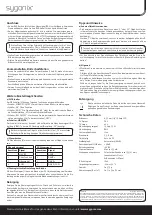 Preview for 2 page of Sygonix 43525S Operating Instructions Manual